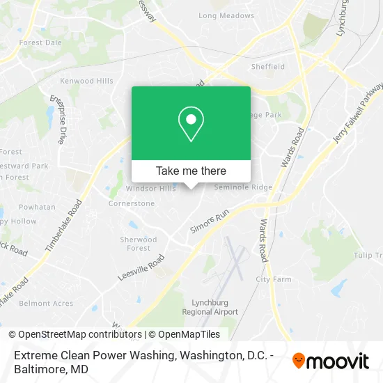 Mapa de Extreme Clean Power Washing