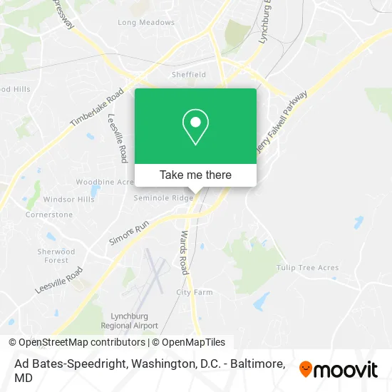 Ad Bates-Speedright map