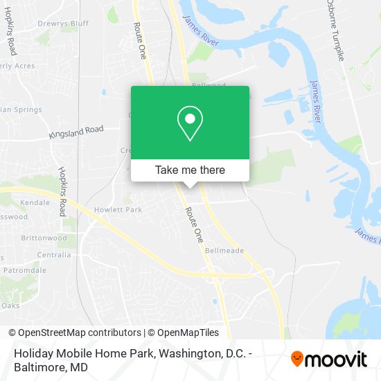 Holiday Mobile Home Park map
