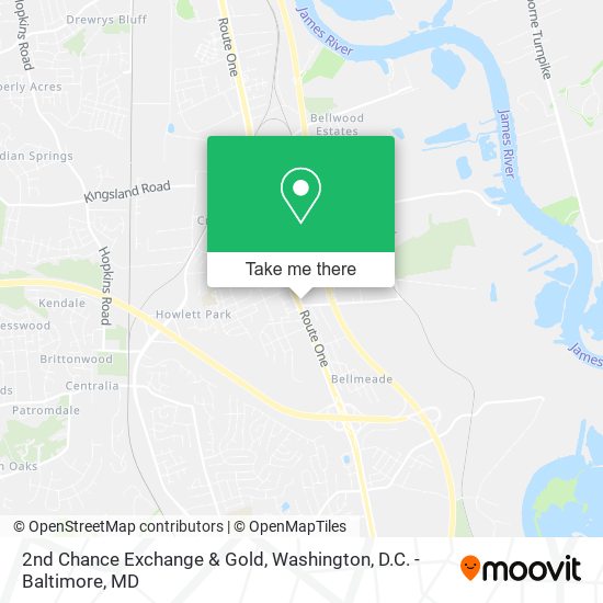Mapa de 2nd Chance Exchange & Gold