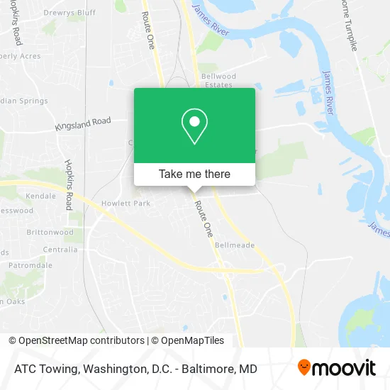 ATC Towing map
