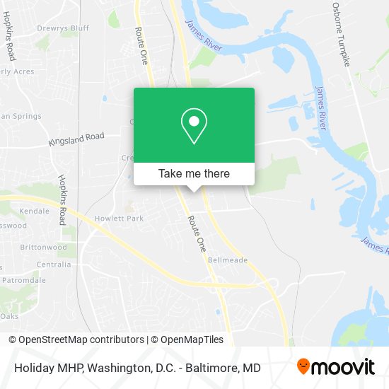 Holiday MHP map