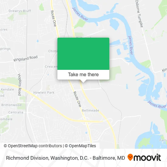 Richmond Division map