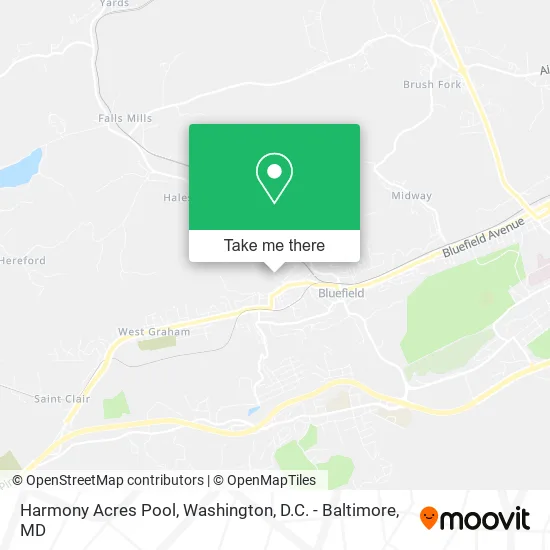 Mapa de Harmony Acres Pool
