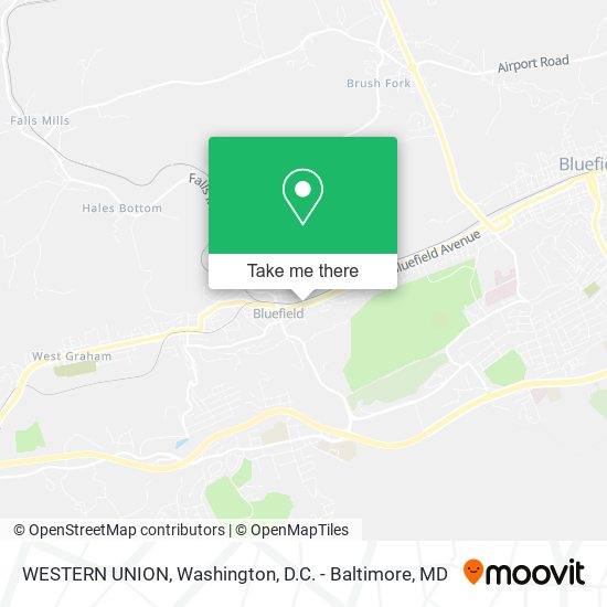 Mapa de WESTERN UNION