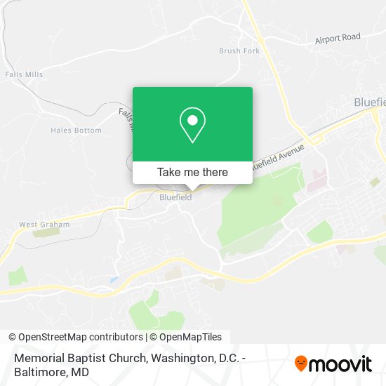 Memorial Baptist Church map