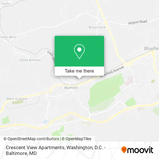 Mapa de Crescent View Apartments