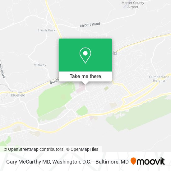 Gary McCarthy MD map