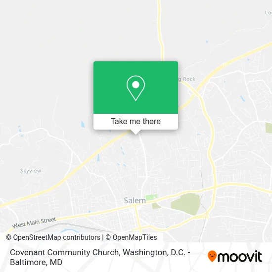 Covenant Community Church map