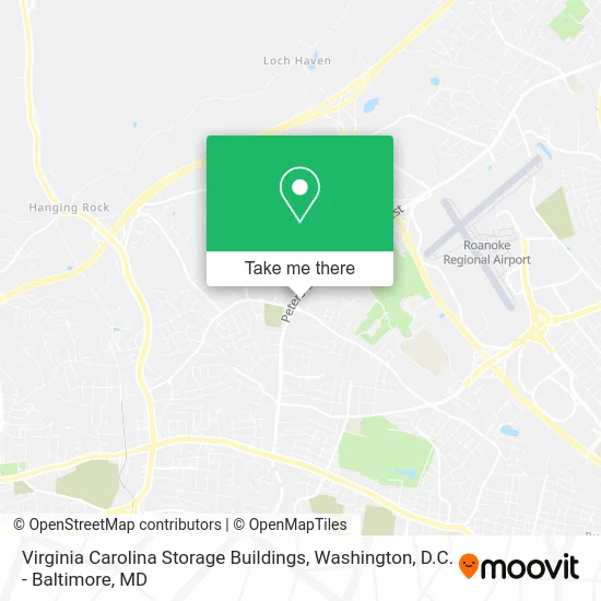 Virginia Carolina Storage Buildings map