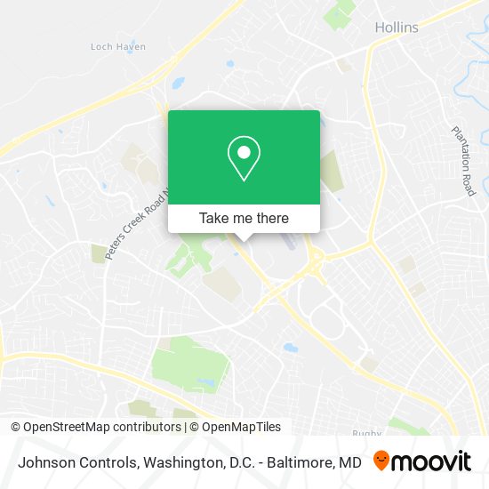 Johnson Controls map