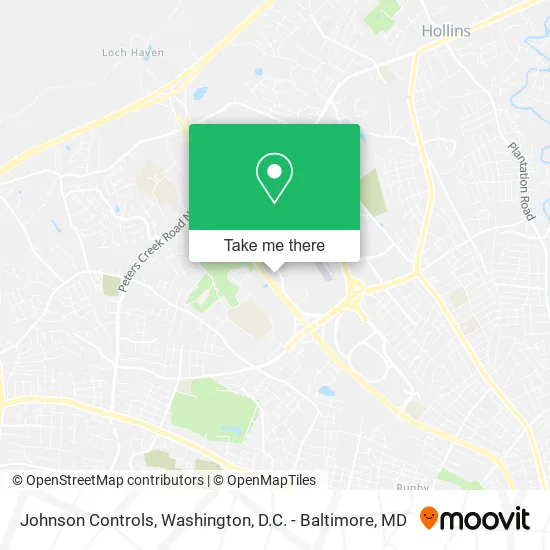 Johnson Controls map