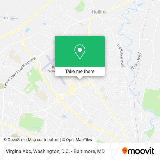 Virgina Abc map