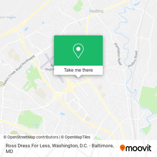 Mapa de Ross Dress For Less