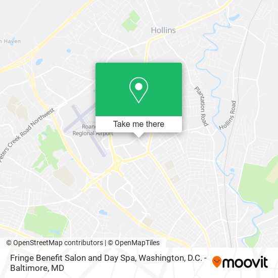 Fringe Benefit Salon and Day Spa map