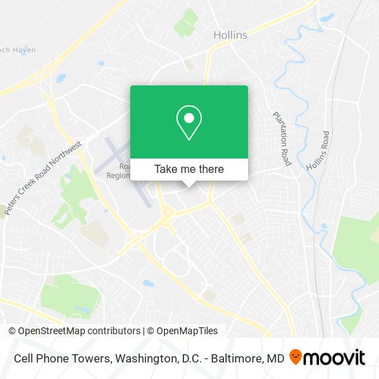 Mapa de Cell Phone Towers