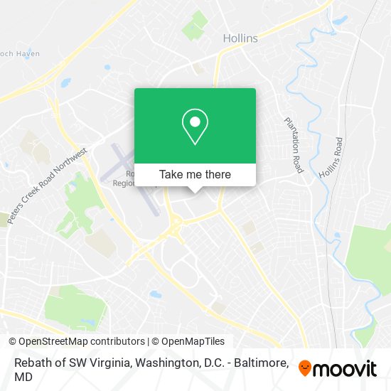Rebath of SW Virginia map