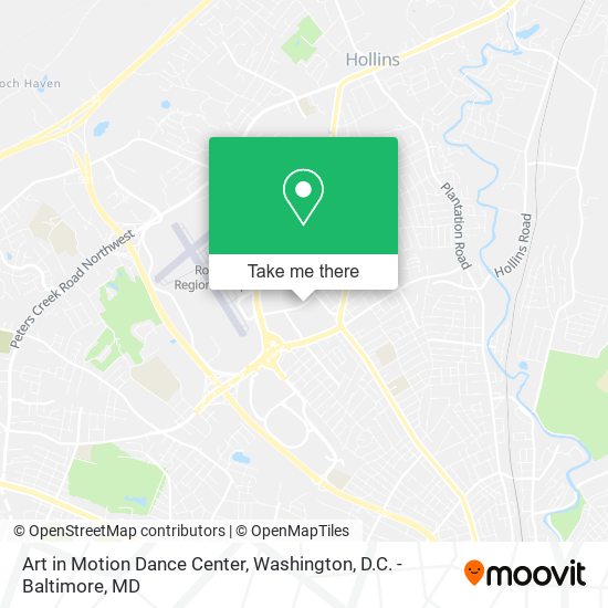 Art in Motion Dance Center map