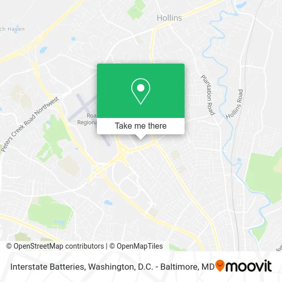 Interstate Batteries map