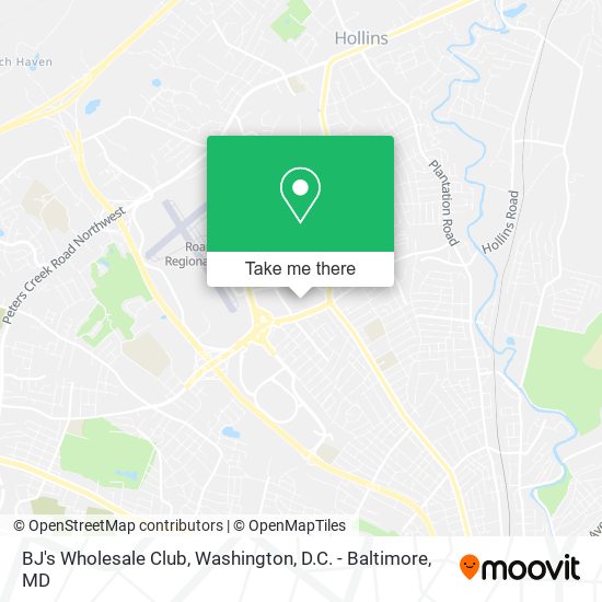Mapa de BJ's Wholesale Club