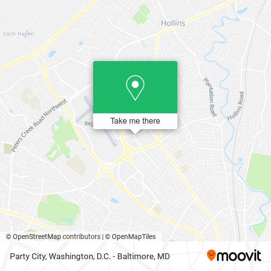 Party City map