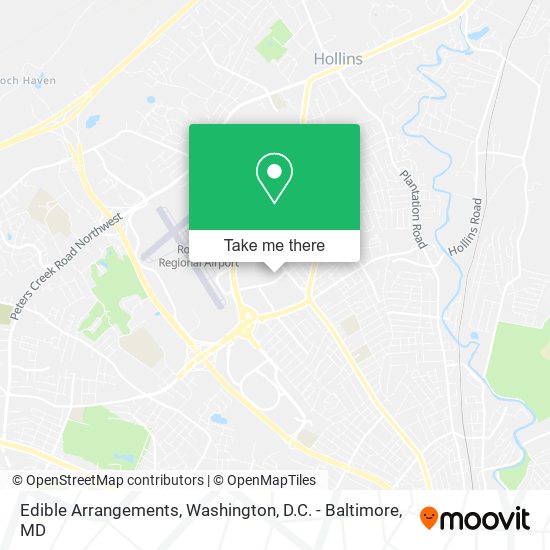 Mapa de Edible Arrangements