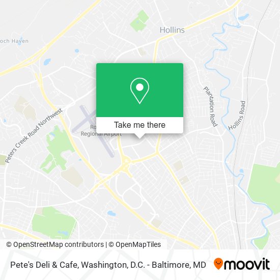 Mapa de Pete's Deli & Cafe