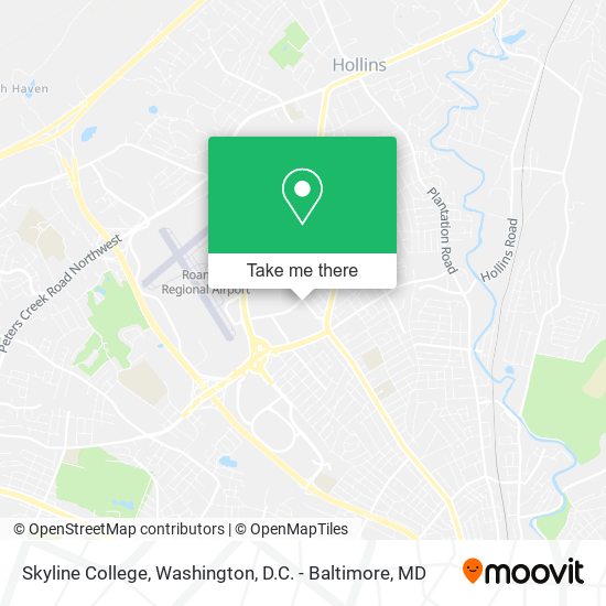 Skyline College map