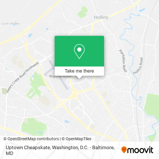 Uptown Cheapskate map