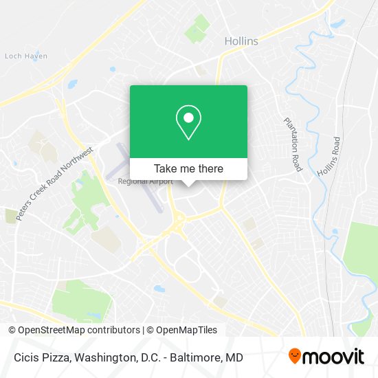 Cicis Pizza map