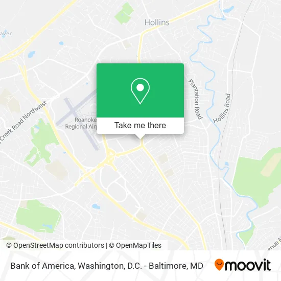 Mapa de Bank of America