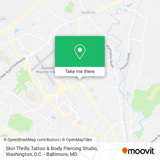 Mapa de Skin Thrills Tattoo & Body Piercing Studio