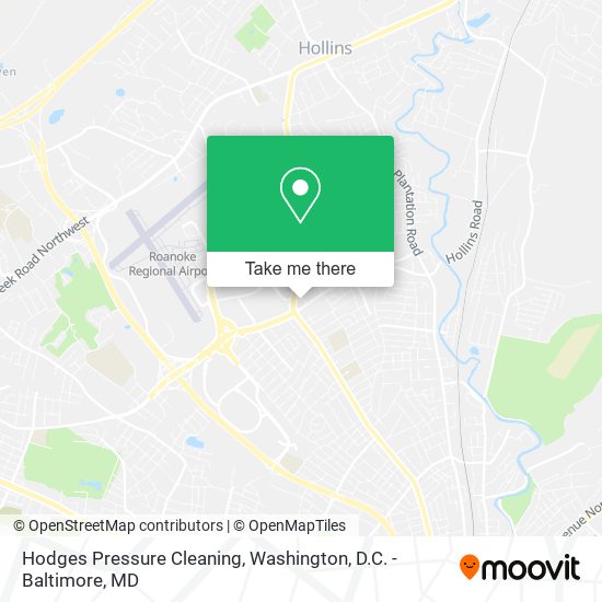 Hodges Pressure Cleaning map