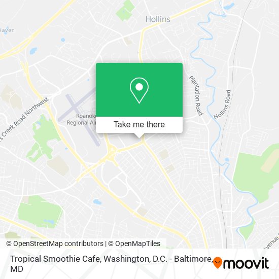 Tropical Smoothie Cafe map