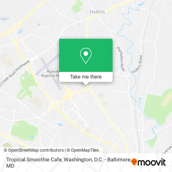 Mapa de Tropical Smoothie Cafe