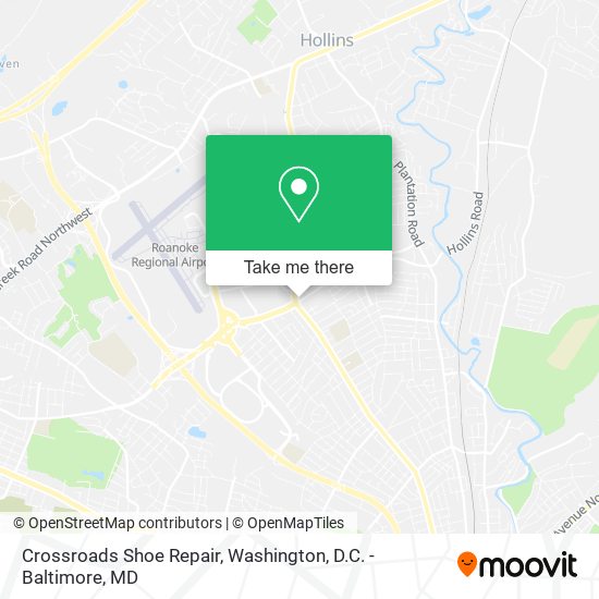 Crossroads Shoe Repair map