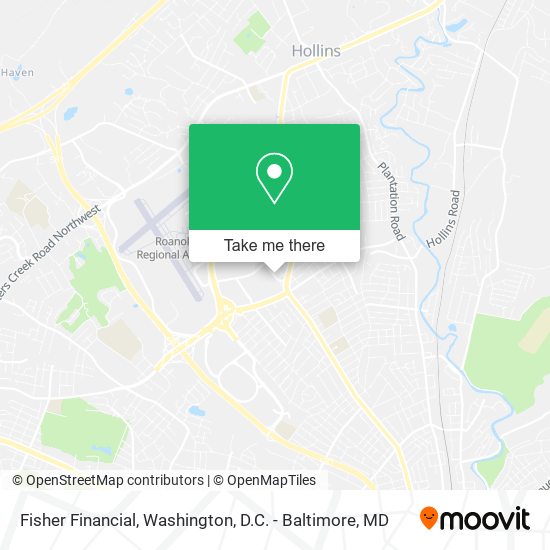 Fisher Financial map