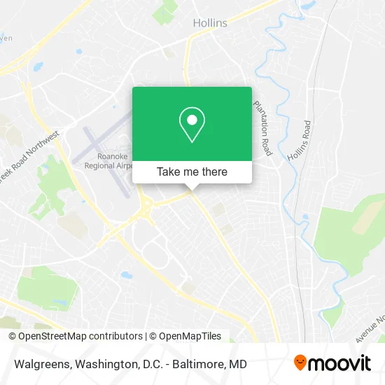 Mapa de Walgreens