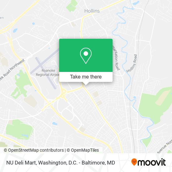 NU Deli Mart map