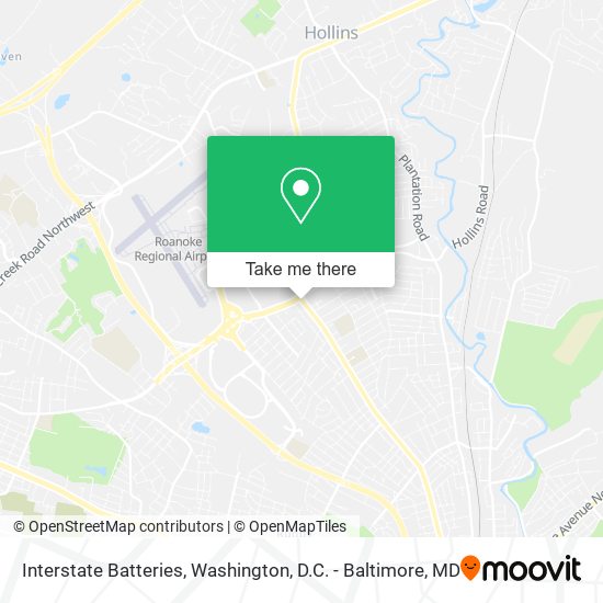 Mapa de Interstate Batteries