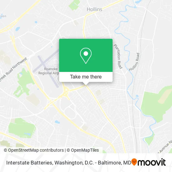 Mapa de Interstate Batteries