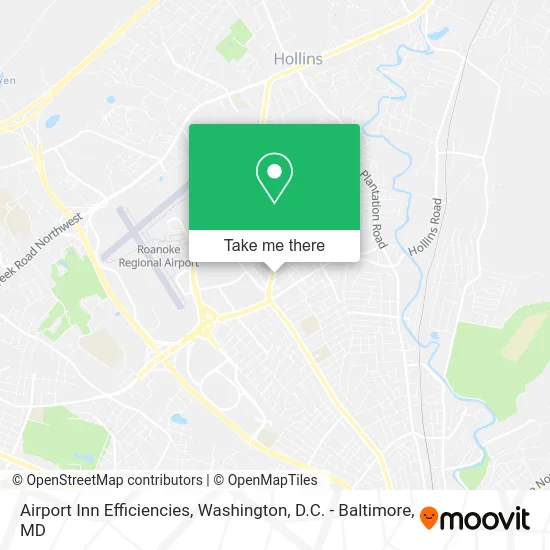 Airport Inn Efficiencies map