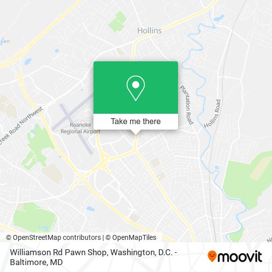 Williamson Rd Pawn Shop map