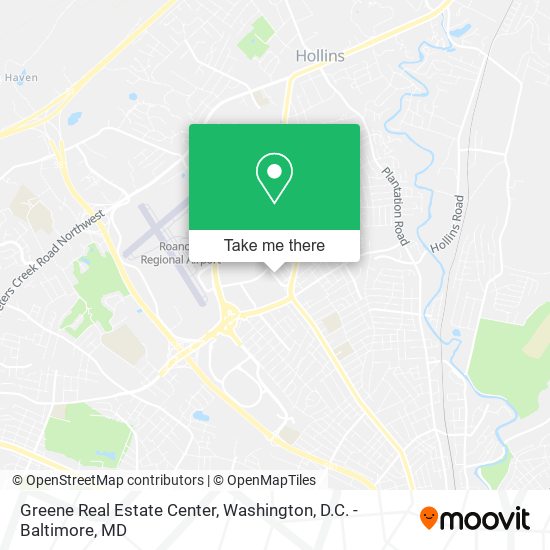 Greene Real Estate Center map