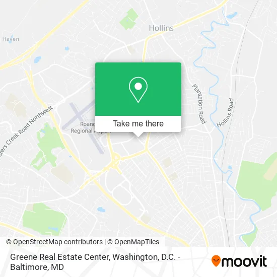 Mapa de Greene Real Estate Center