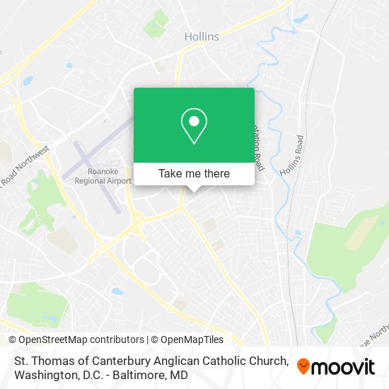 St. Thomas of Canterbury Anglican Catholic Church map