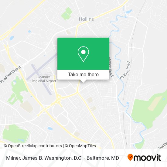 Milner, James B map