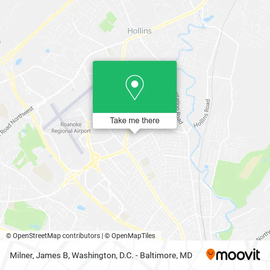 Milner, James B map