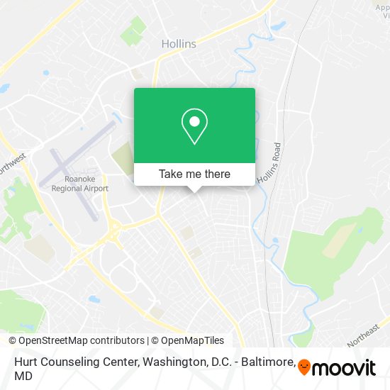 Hurt Counseling Center map