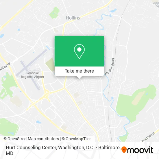 Hurt Counseling Center map